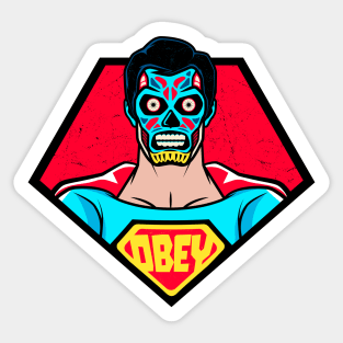 super obey Sticker